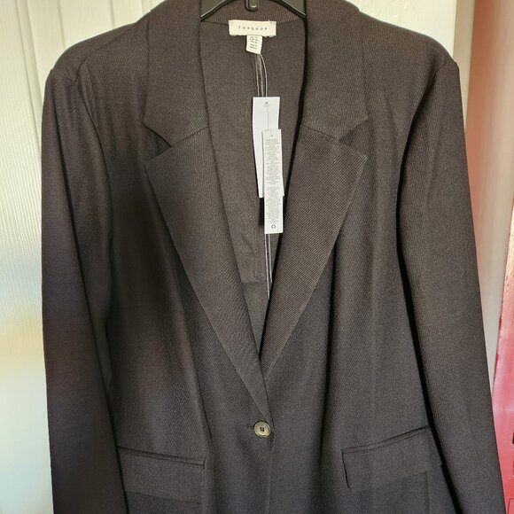 Topshop woman's black blazer, size 10, NWT - Picture 1 of 1